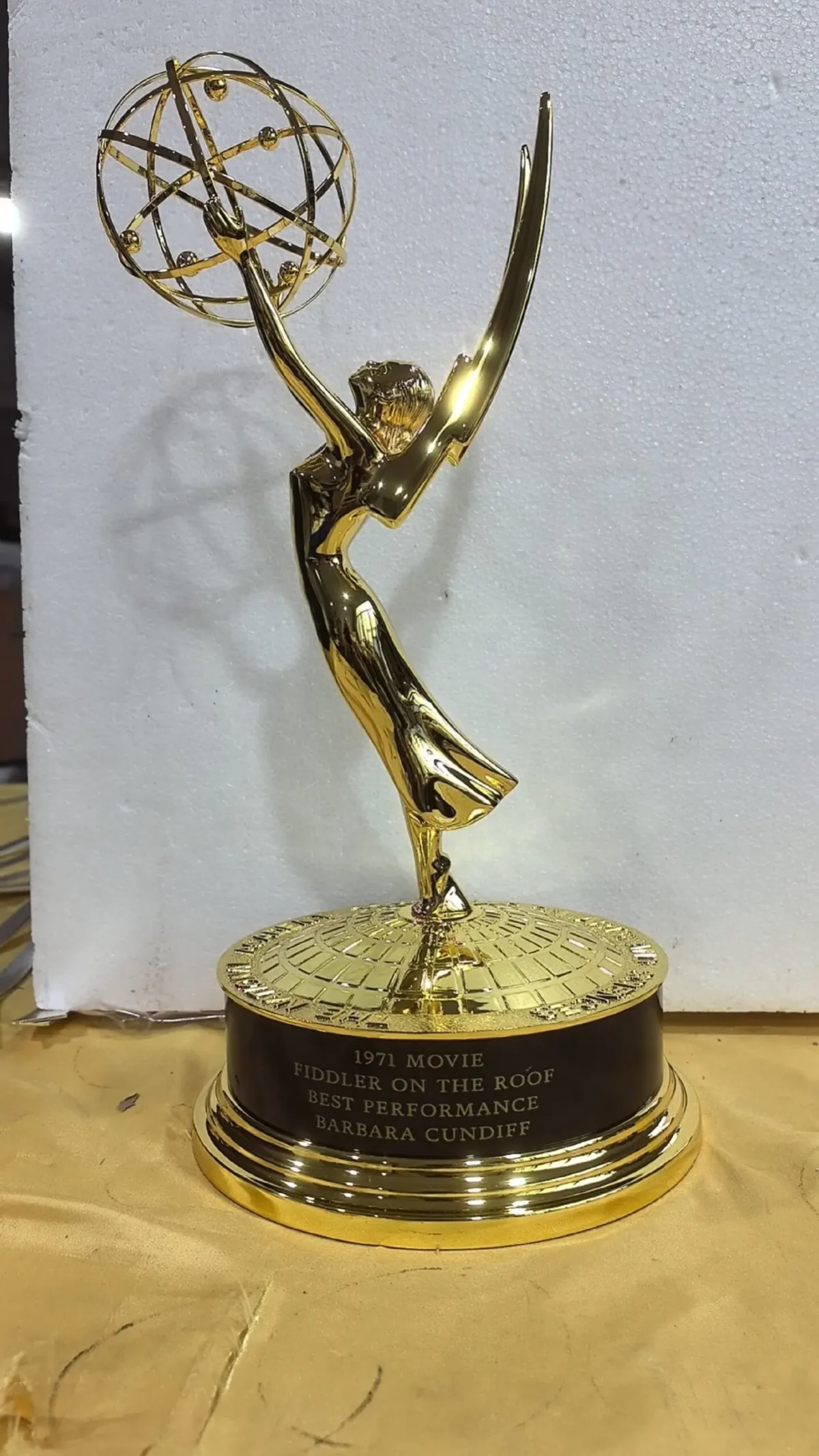 National Emmys Award 1:1 Television Academy International Trophy Replica - Purchase Now